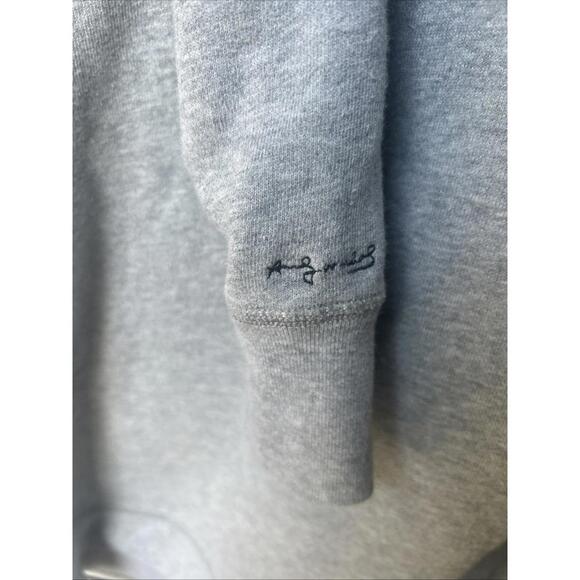 Uniqlo Disney Womens Grey Mickey Mouse Andy Warhol Hoodie Sweatshirt Long XXL - Picture 5 of 6